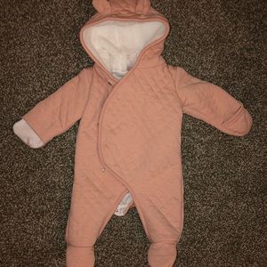 Quilted Baby girl bodysuit